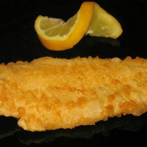 Filete de granadero a la romana con verduritas salteadas